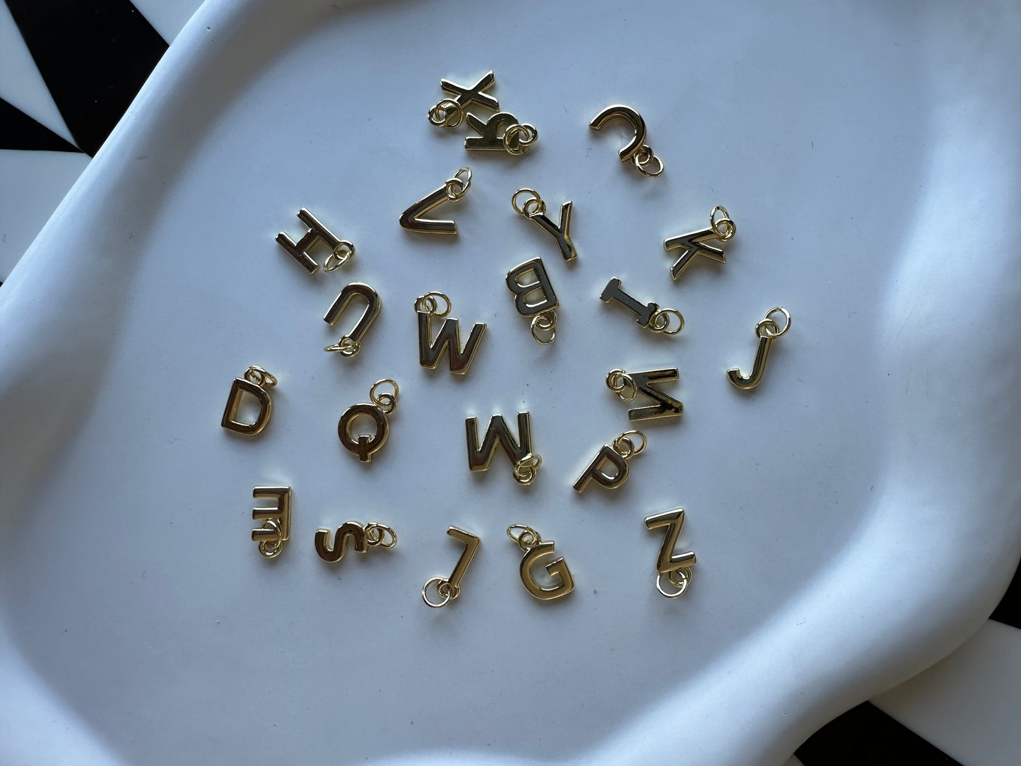 Charm Letter A-Z Gold Basic