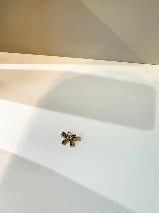 Charm bow black zirconia